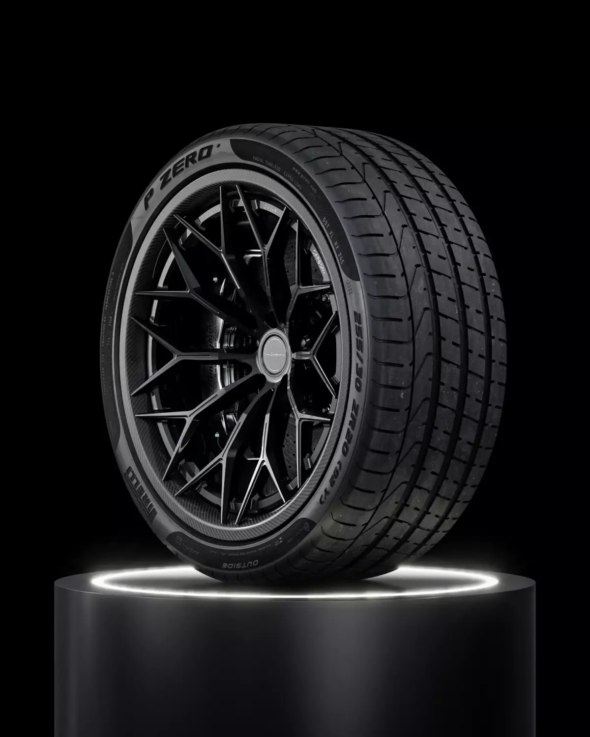 Pirelli 255 30 ZR20 92Y XL CLEAN 3D model