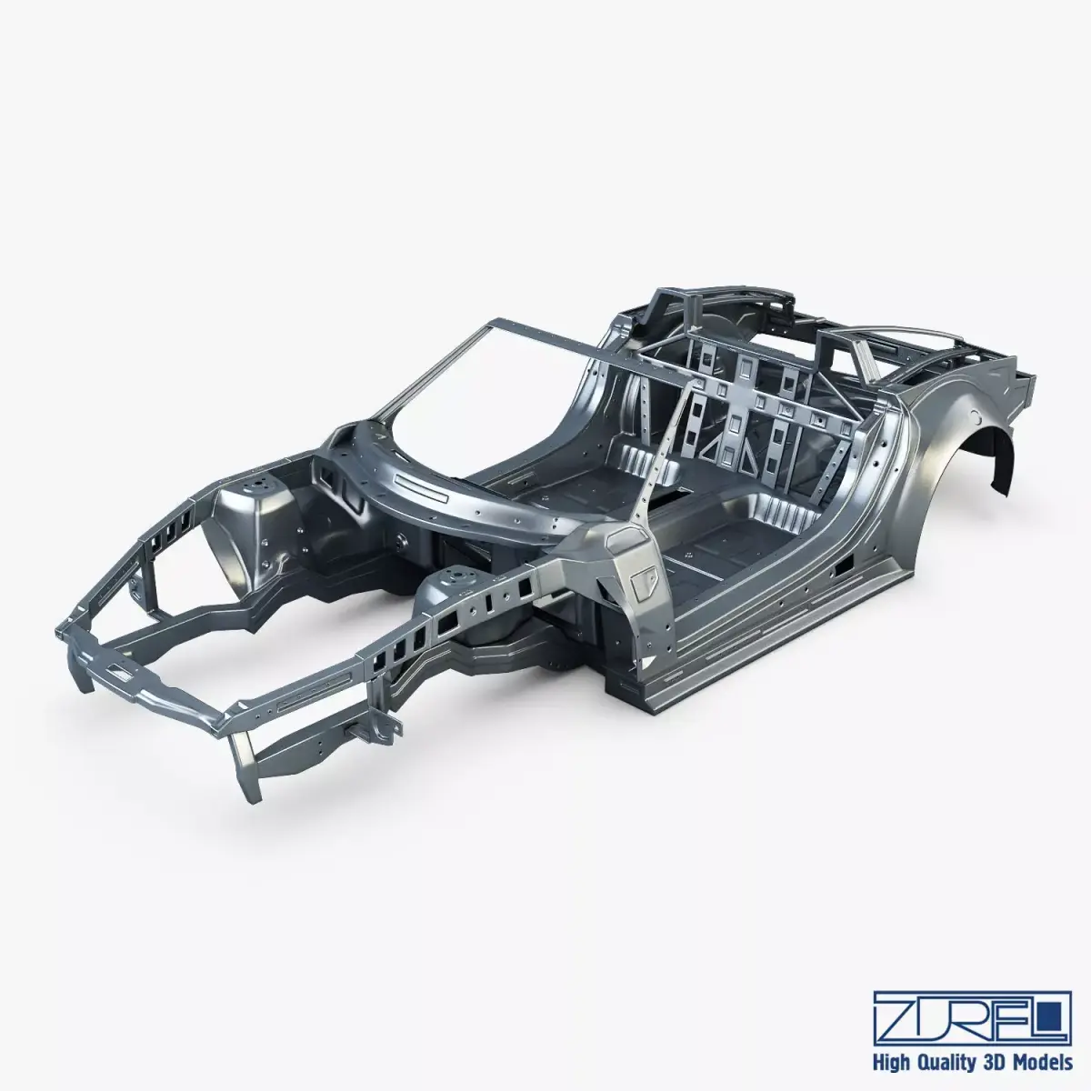 Car frame v 1 3D model