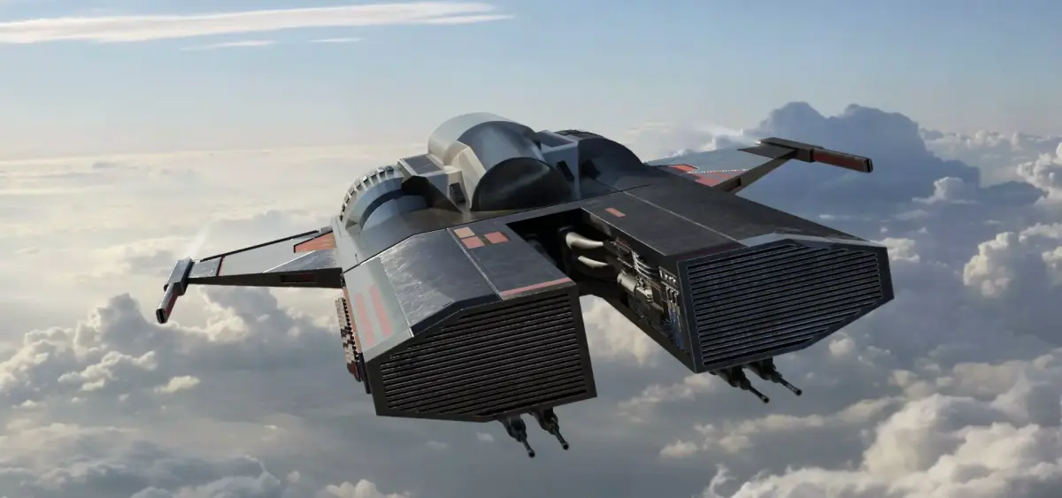 D-24 Starfighter 3D Model for printing 3D print model