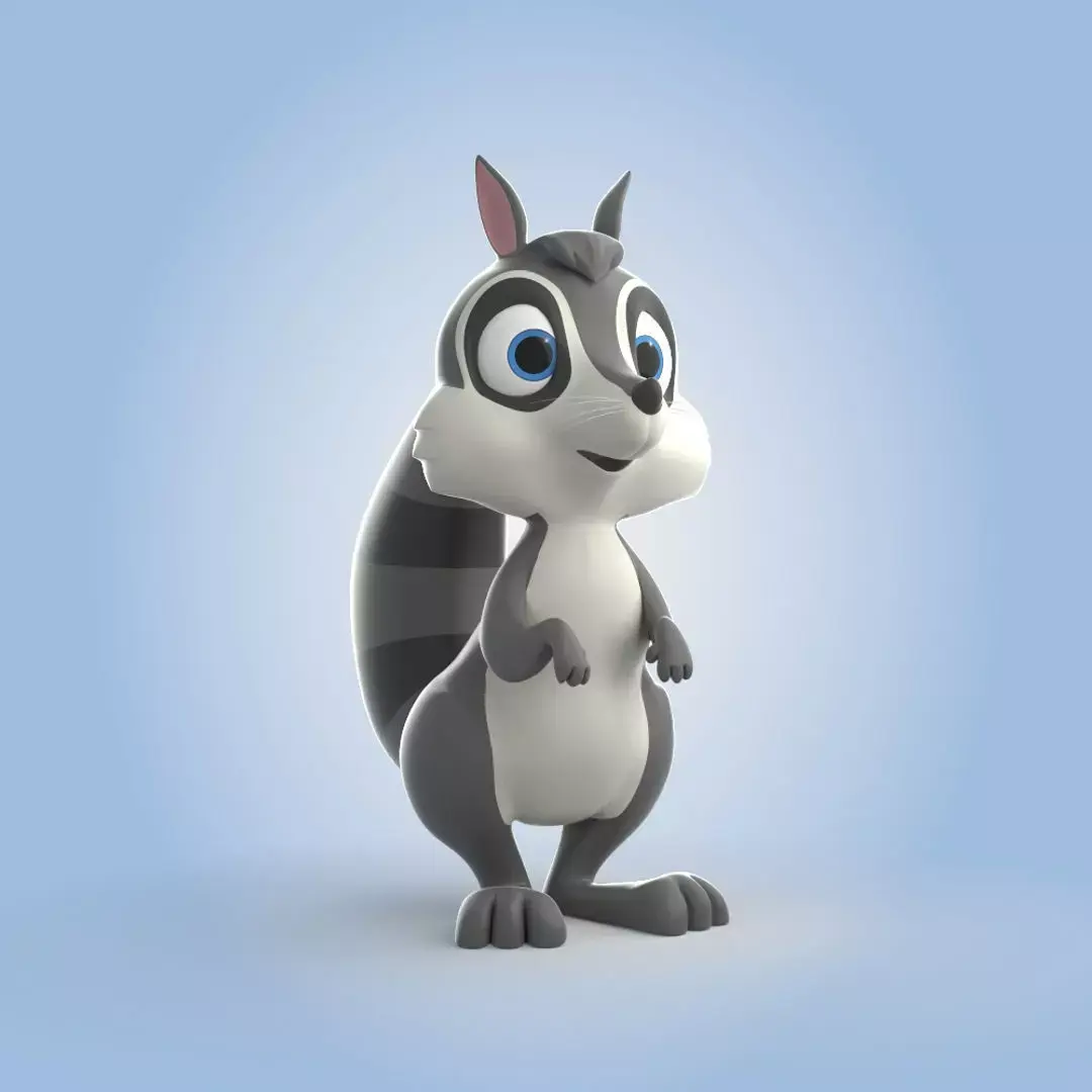 Racoon 3D model