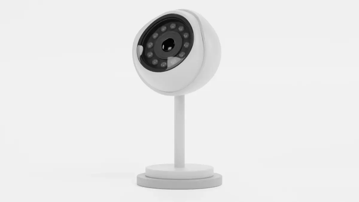 IP Camera - Freestanding Security Device Low-poly 3D model