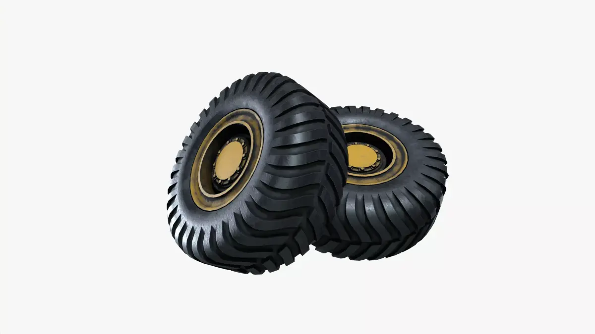Truck Tyre 3D model buy