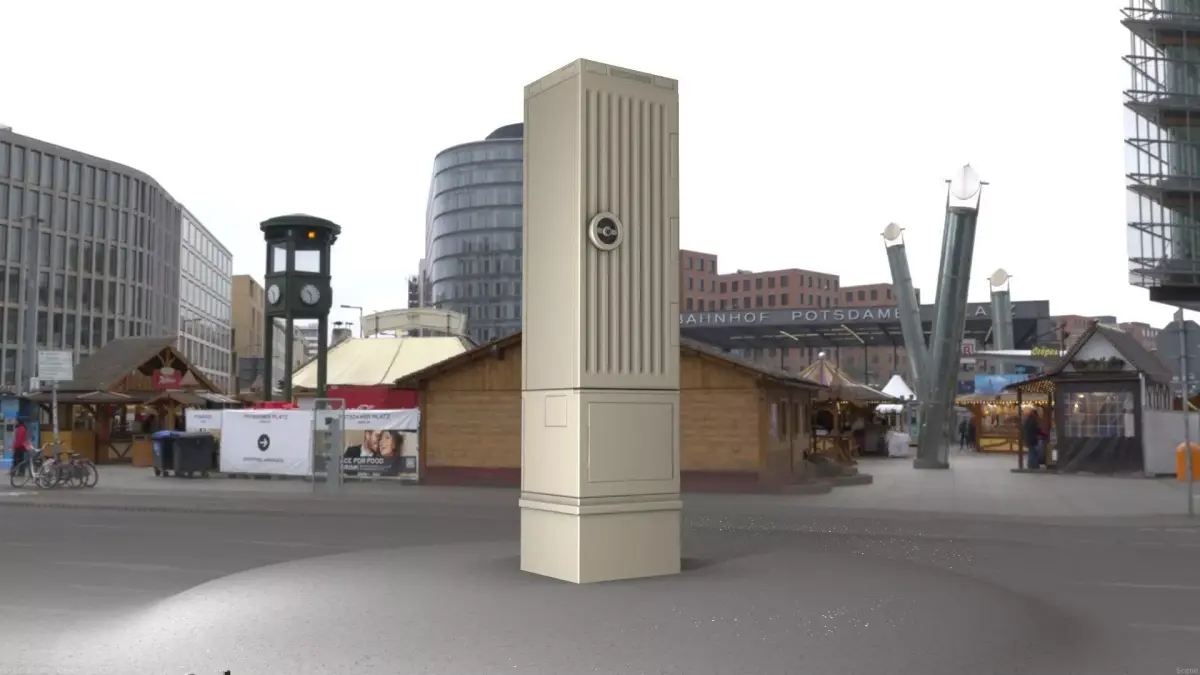Electrical Distribution Cabinet 112 Low-poly 3D model