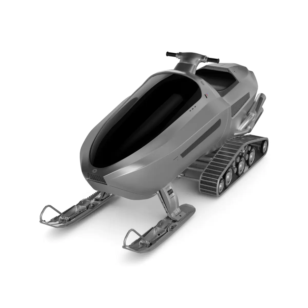Snowmobile Rescue Sled 3D model order