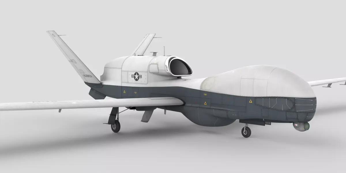Northrop Grumman MQ-4C Triton 8K Drone 3D model