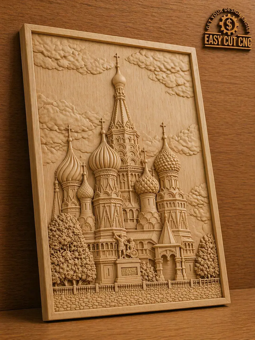 Cathedral Church Relief CNC 3D Model 3D model