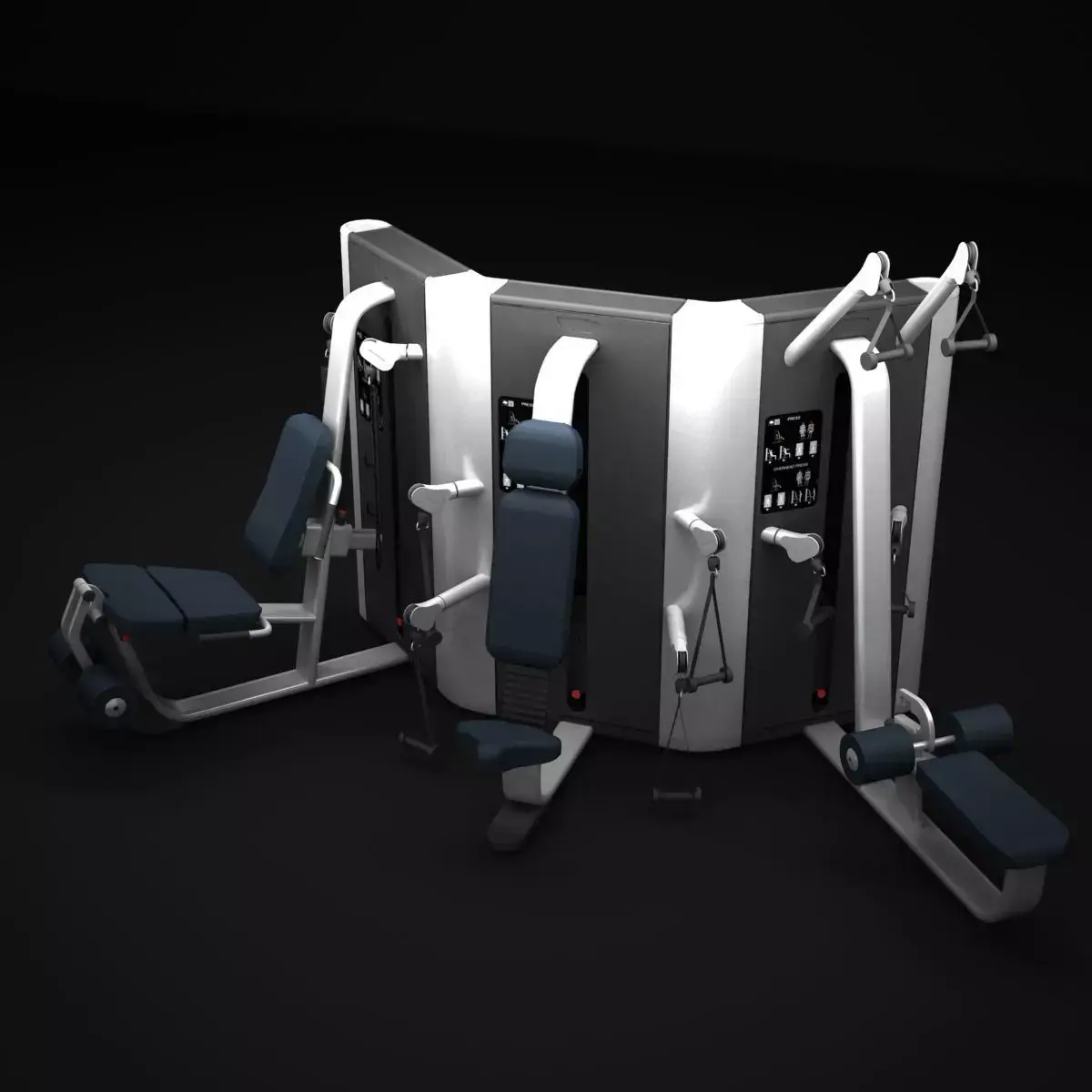 Multistation Wall Machine 3D model purchase