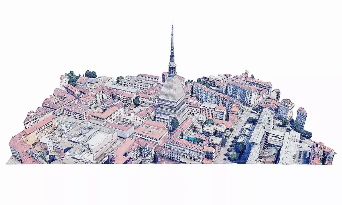Mole Antonelliana Low-poly 3D model
