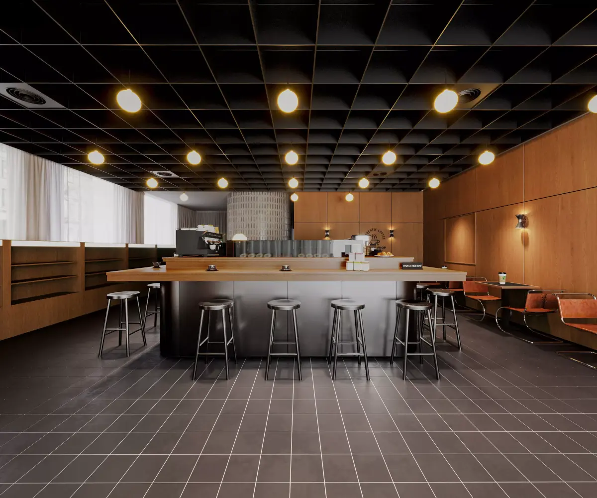 3D model Coffee Restaurant Bar 3D model 3D model