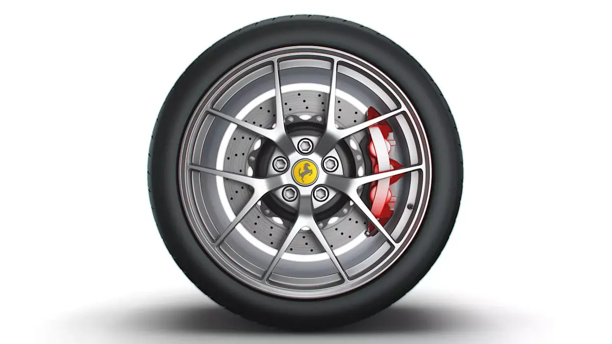 Ferrari OEM F12 wheel 3D model