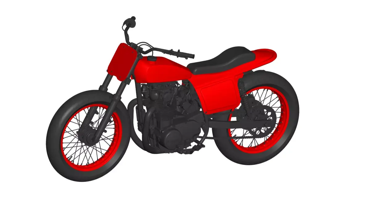 Yamaha XS 650 3D model