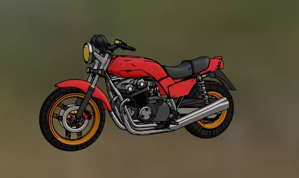 1 to 24 scale Model Honda CB 900 Boldor 3D print model
