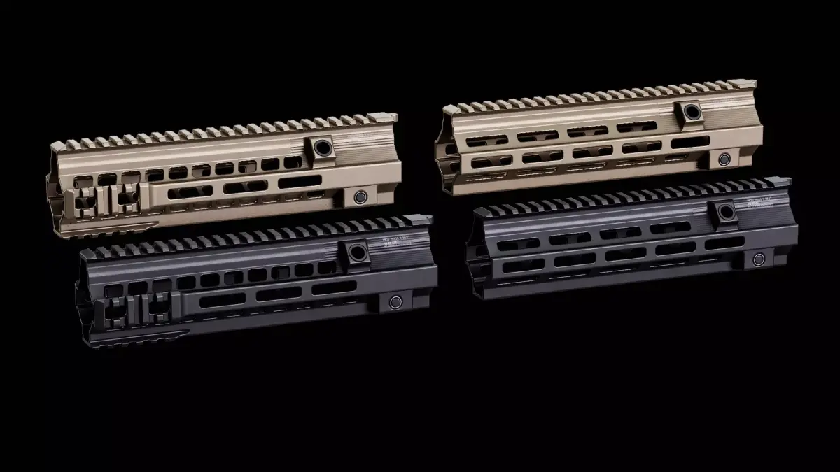 Geissele SMR HK416 MK15 Handguards Low-poly 3D model