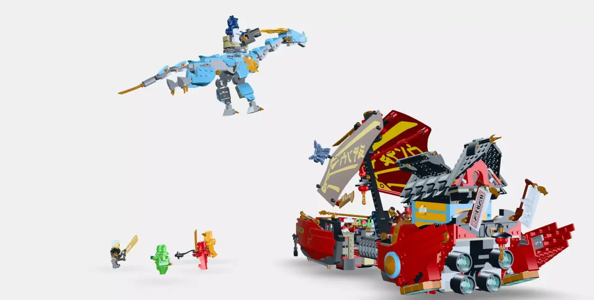 LEGO NINJAGO Destinys Gift - Race against time 71797 Low-poly 3D model