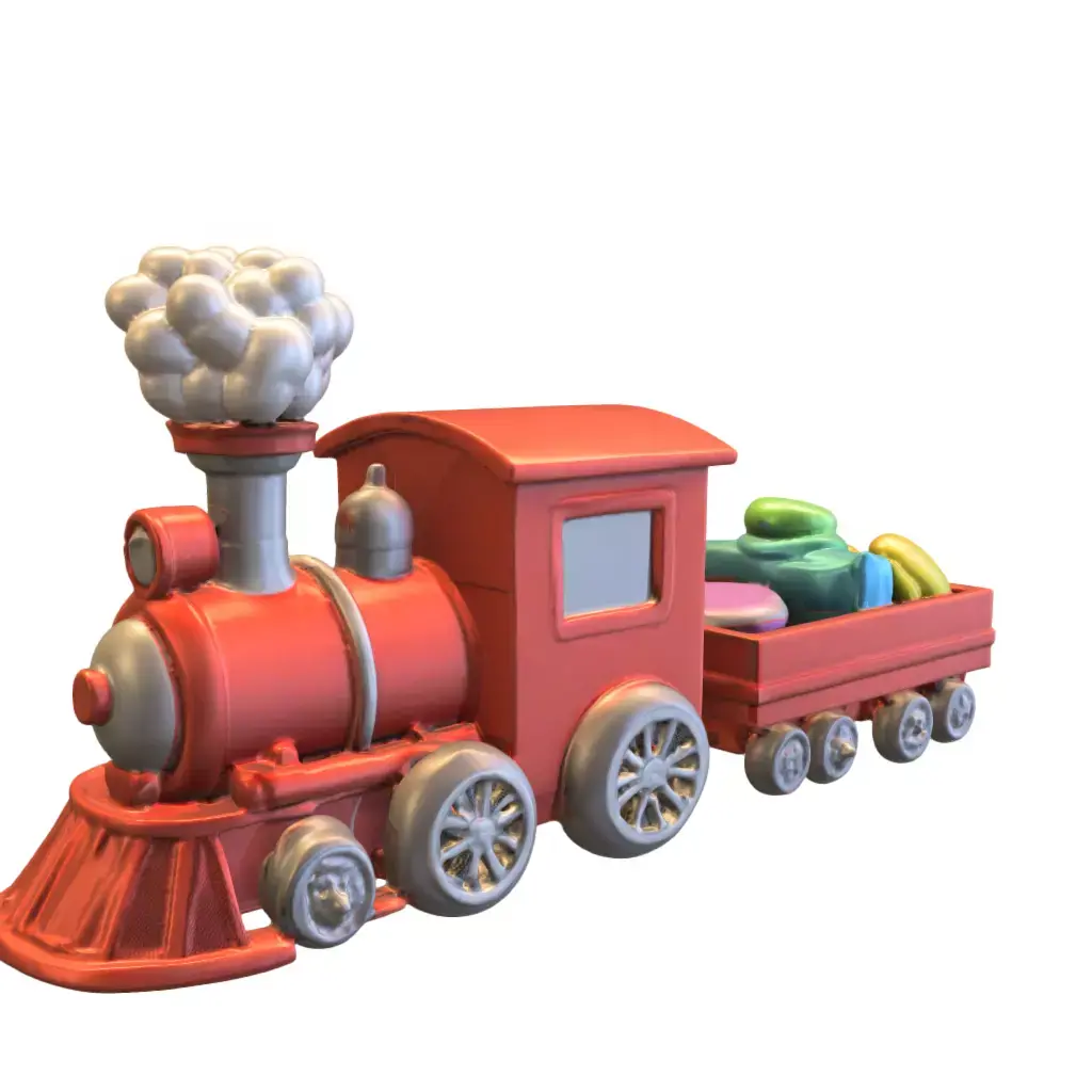 Vintage Steam Locomotive Collection 3D model