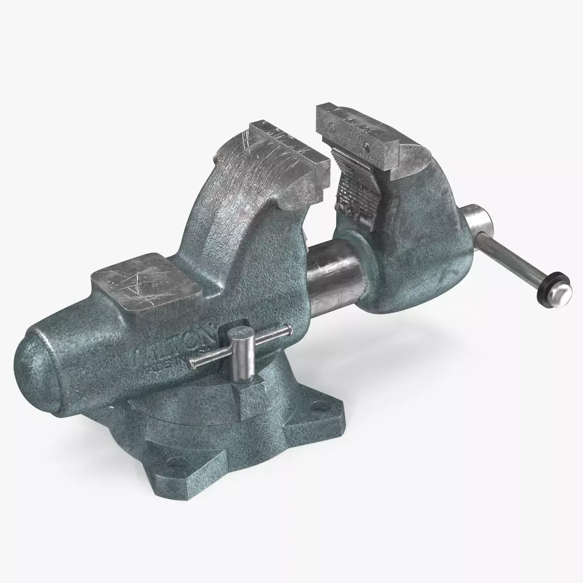 Wilton Pipe Bench Vise Dusty 3D model