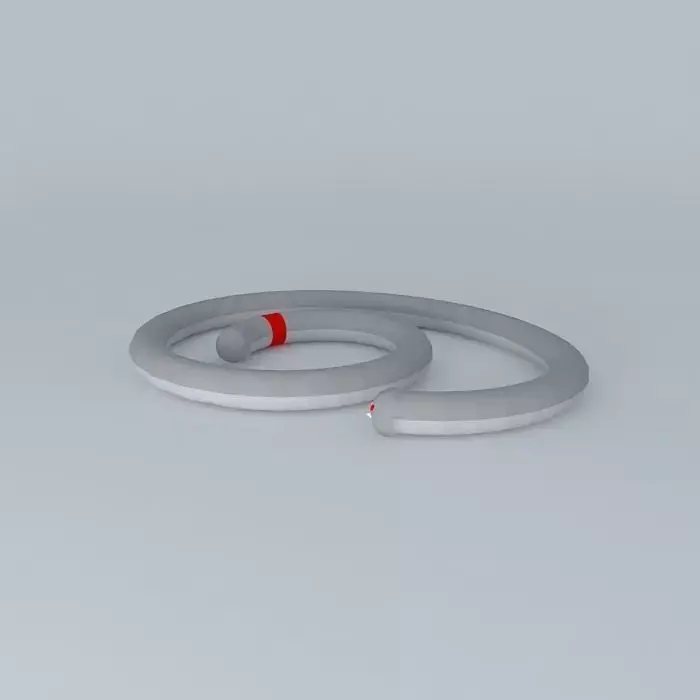 robo snake Free 3D model