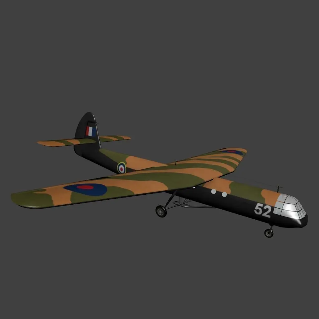 Airspeed Horsa Low-poly 3D model purchase