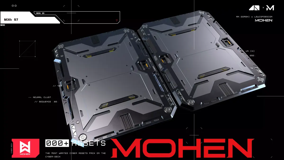 High-Detail Sci-Fi Asset 3D model