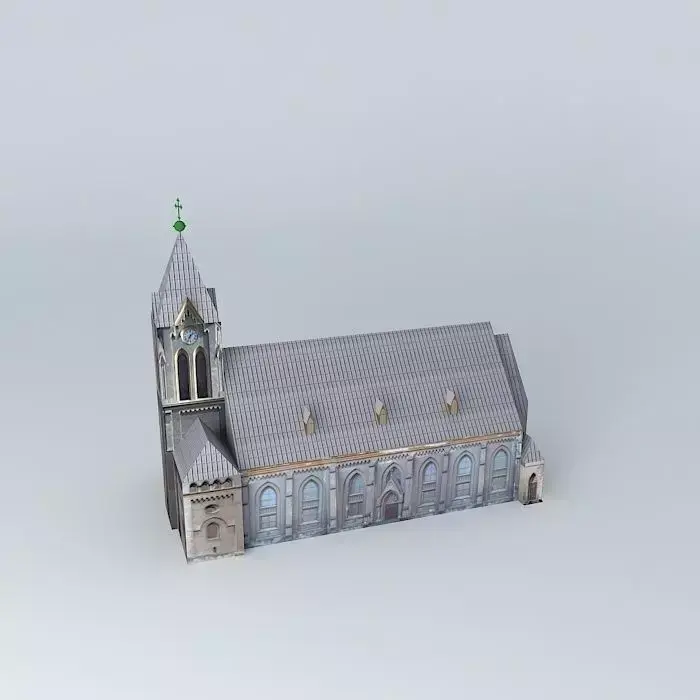 Evangelical church in Trinec Free 3D model
