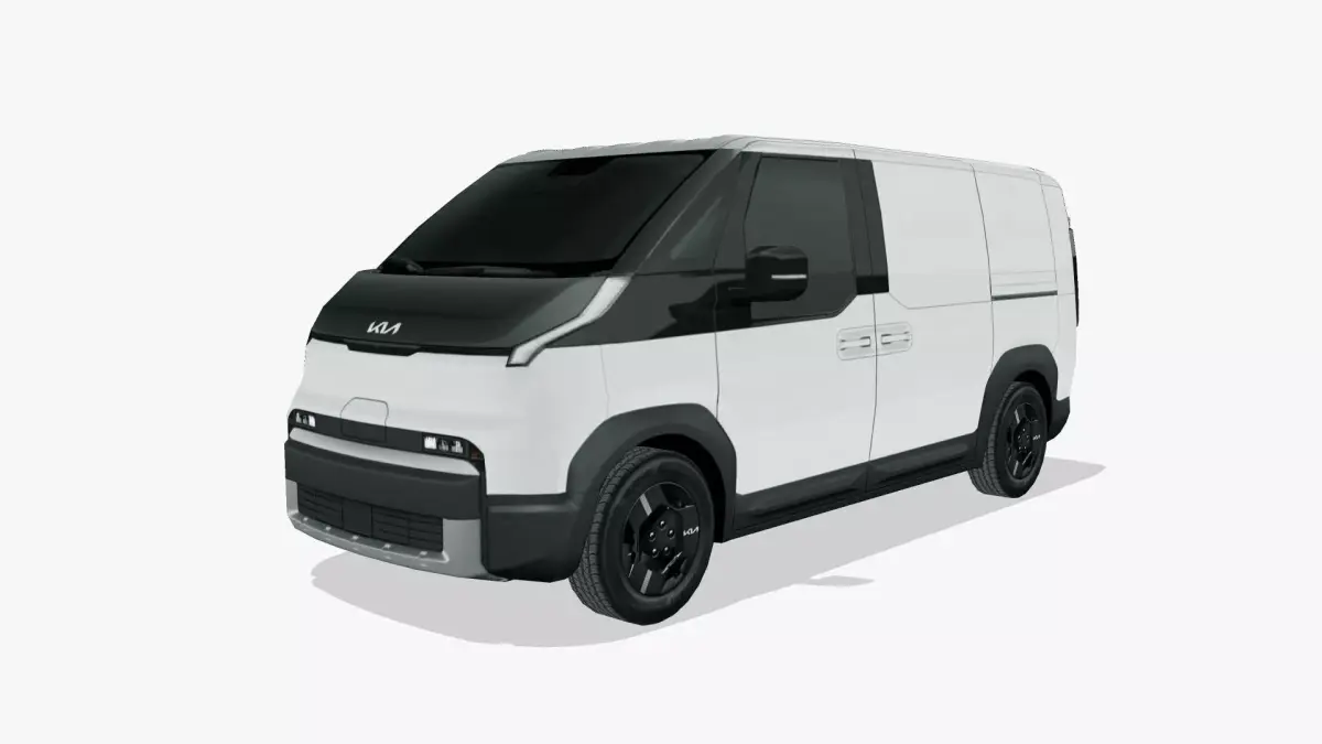 Kia PV5 Cargo 2025 Low-poly 3D model