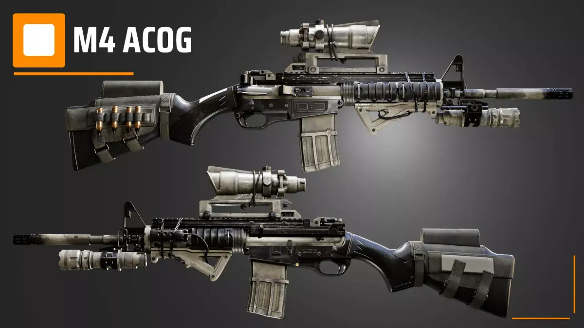M4 Acog 3D model