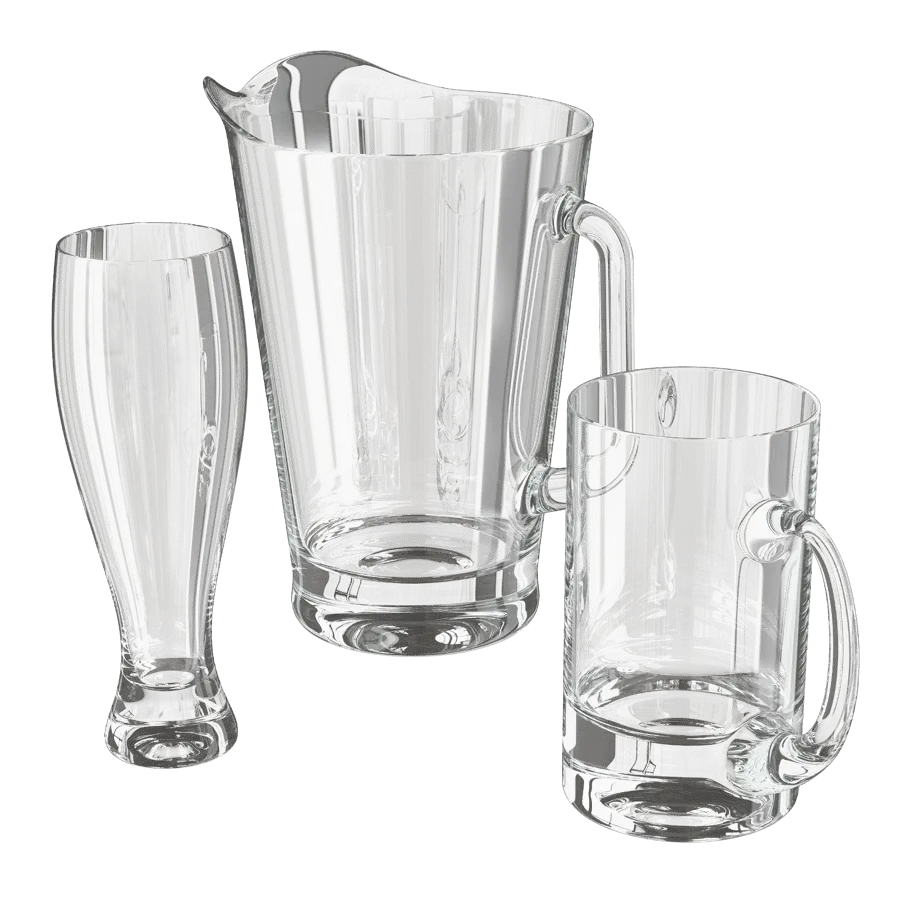  Beer Glasses Model 