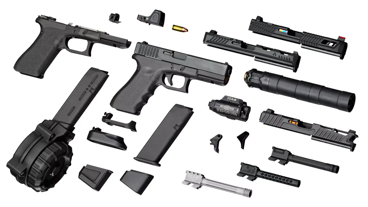 GLOCK 17 MEGA PACK Low-poly 3D model