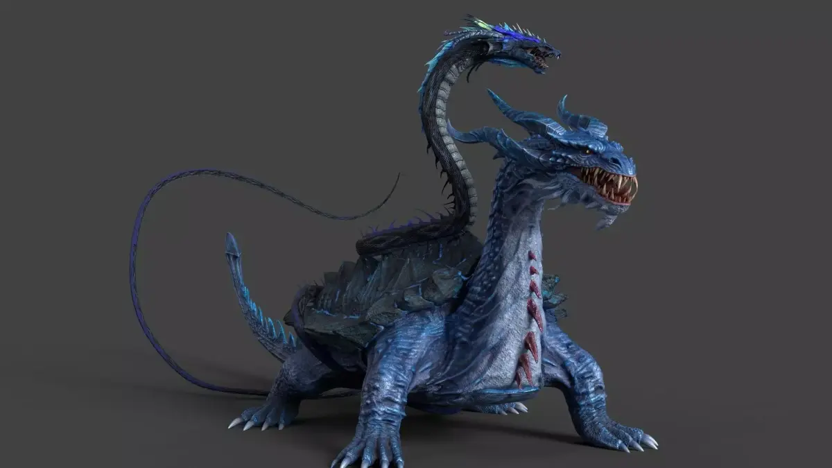 Chinese Dragon  Xuanwu 3D model