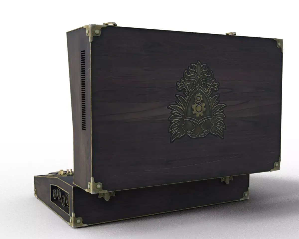 laptop ficction Low-poly 3D model