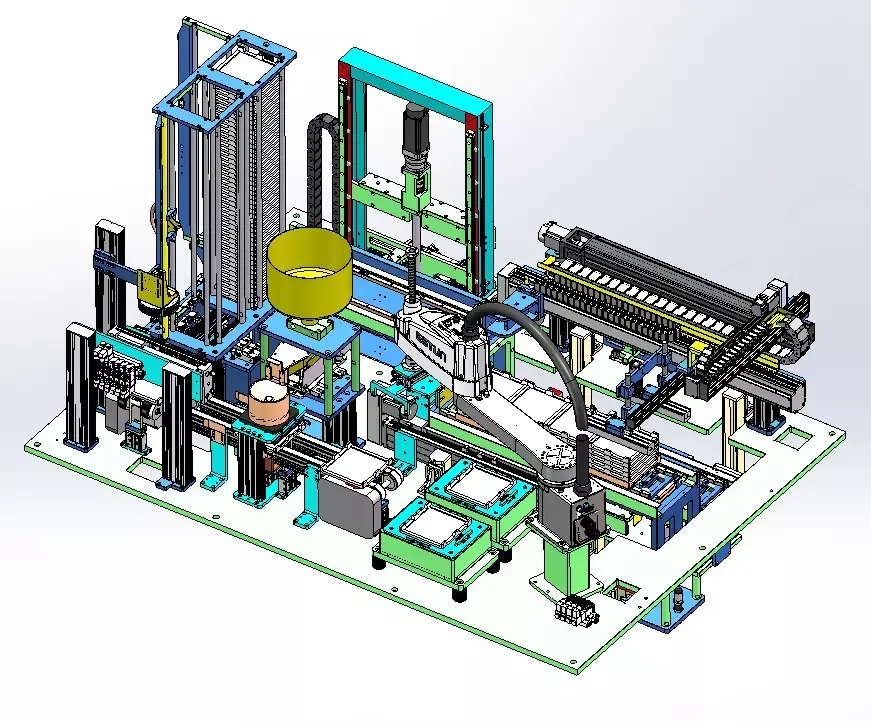 Capacitive paving equipment 3D model