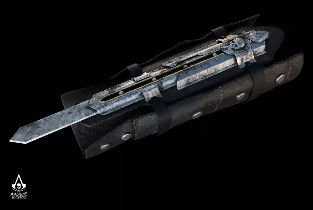 Assassins Creed Black Flag Hidden Blade 3D model