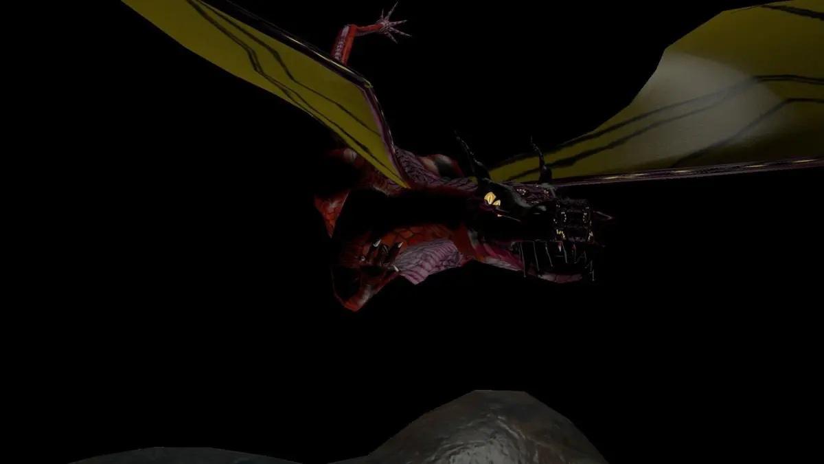 Low Poly Rigged Dragon Low-poly 3D model