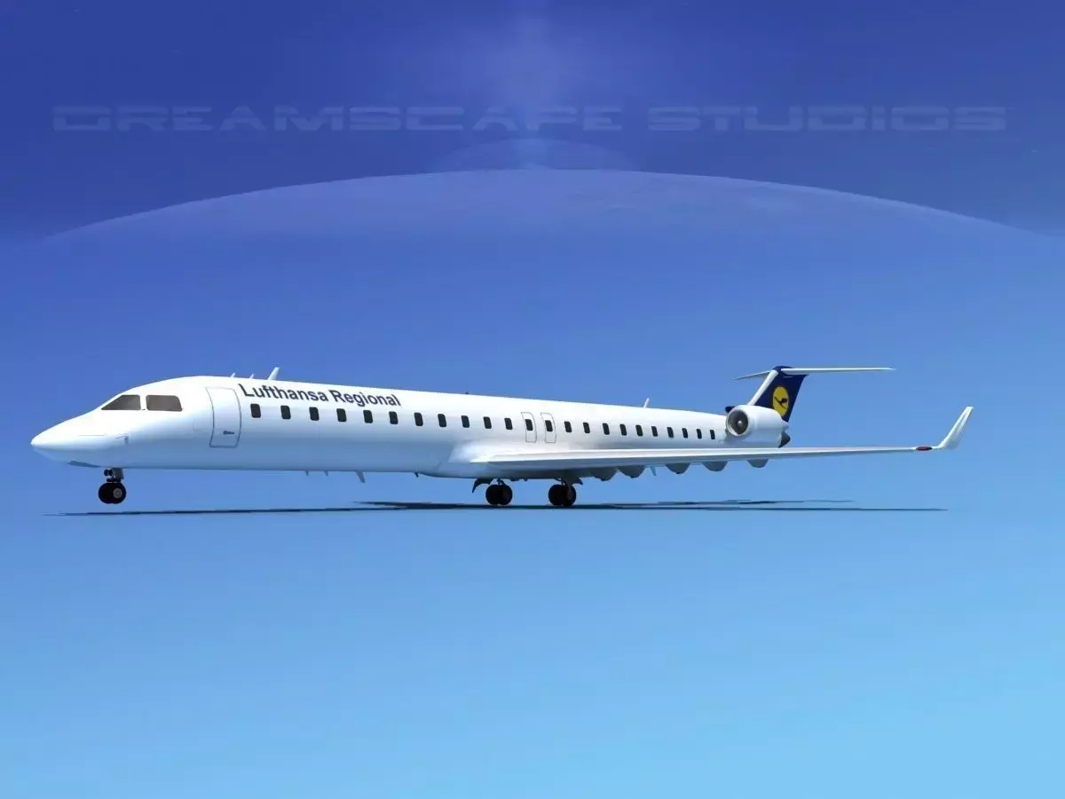 Bombardier CRJ900 Lufthansa Regional 3D model