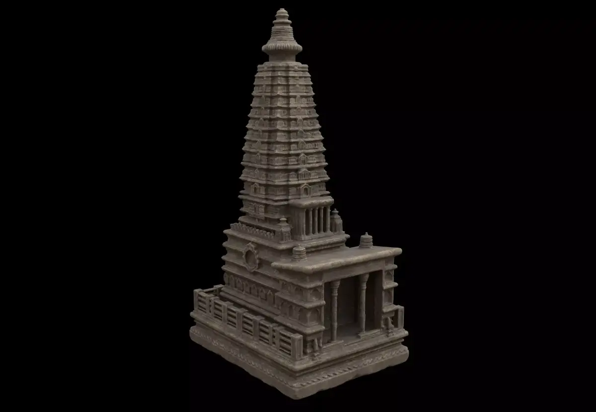 ancient building 3D model