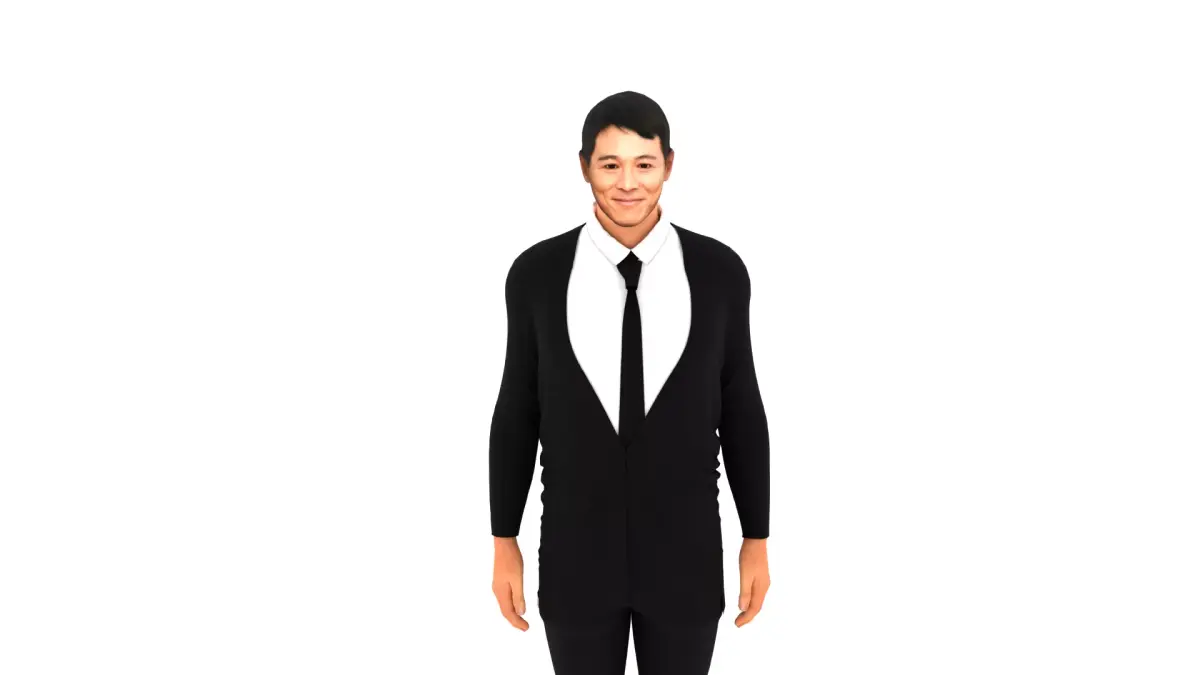 Jet Li Low-poly 3D model purchase
