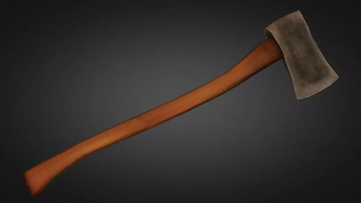 Axe Low Poly Low-poly 3D model shop