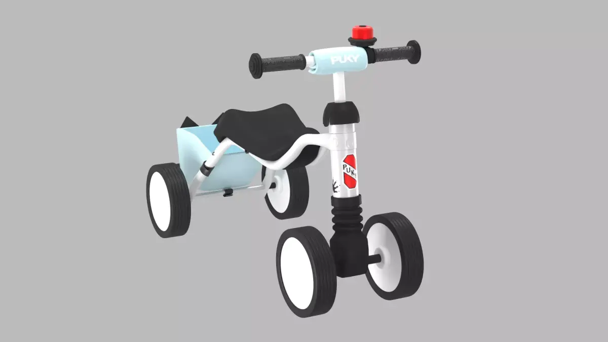 Baby Balance Bike 3D Model 3D model
