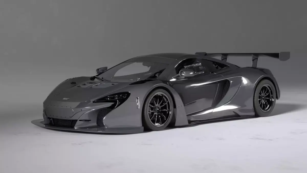 2017 McLaren 650S GT3 MSO - Race Car 3D Model 3D model