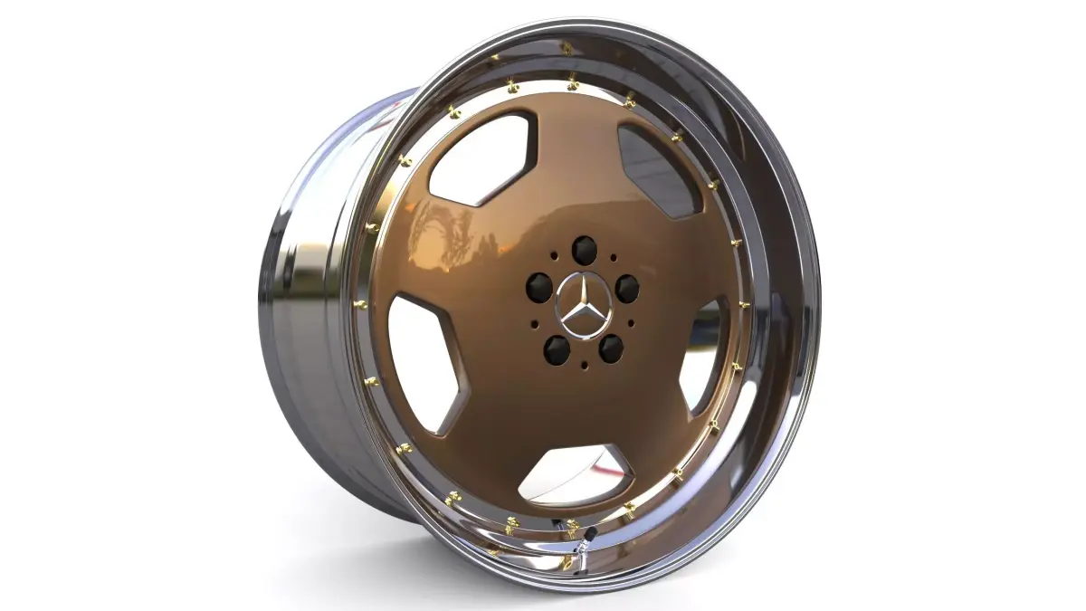 Mercedes-Benz Monoblock Custom Wheel 3D model