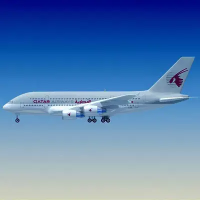 Qatar Airways 3D Model 3D model