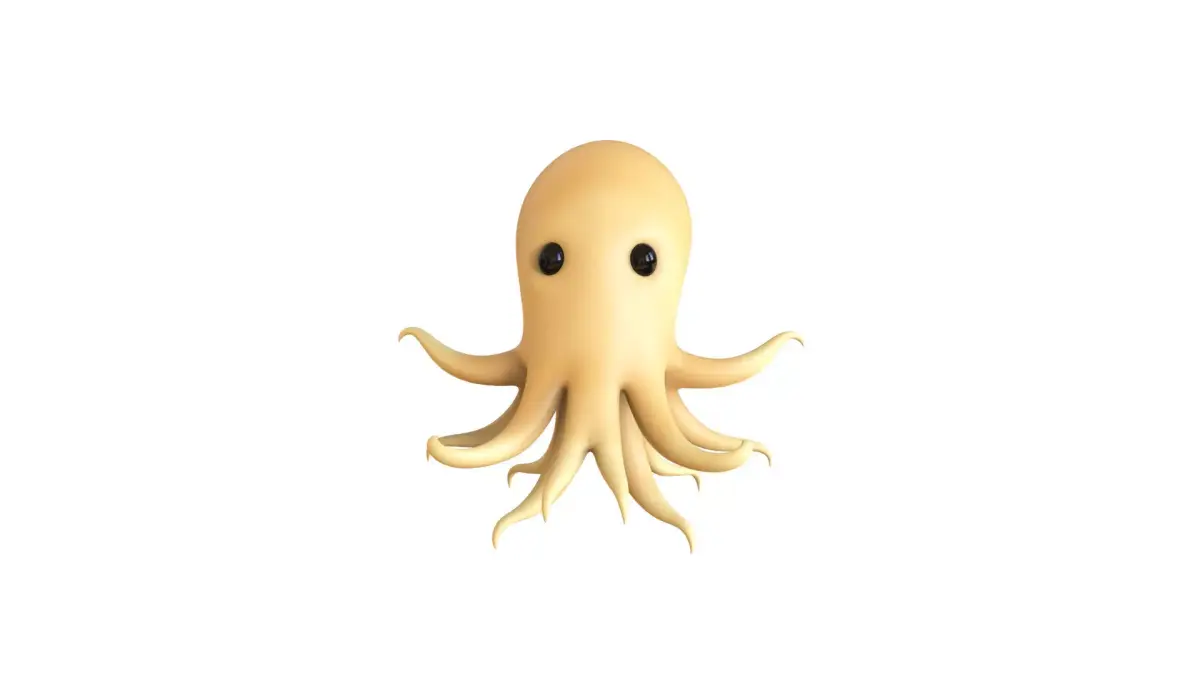 Cartoon Octopus v004 3D model