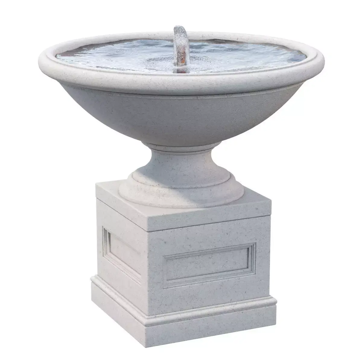 Aurelia Concrete Fountain 3D model
