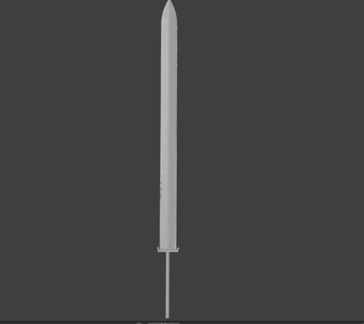 Long Sword  3D model