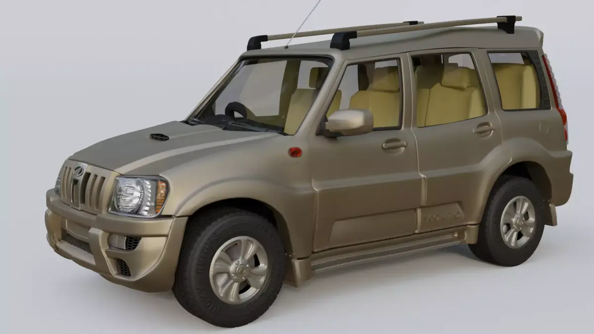 Mahindra Scorpio SUV  3D model