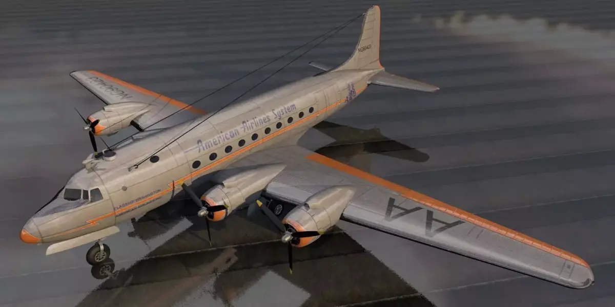 Douglas DC-4 - C-54 Skymaster 3D model