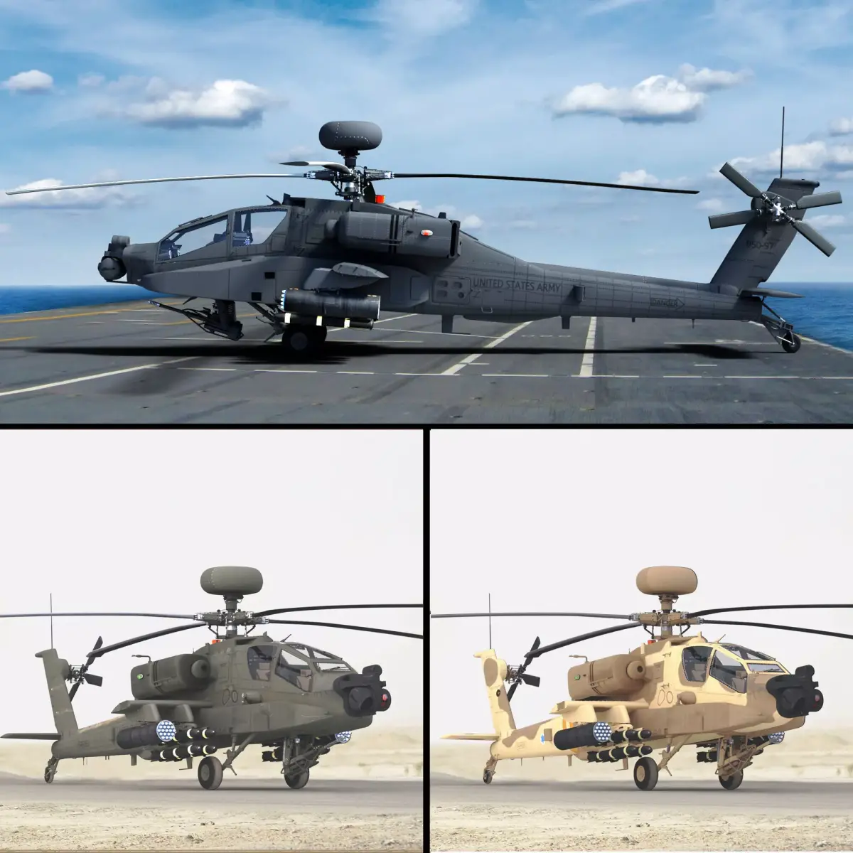 AH64E Apache Longbow Collection 