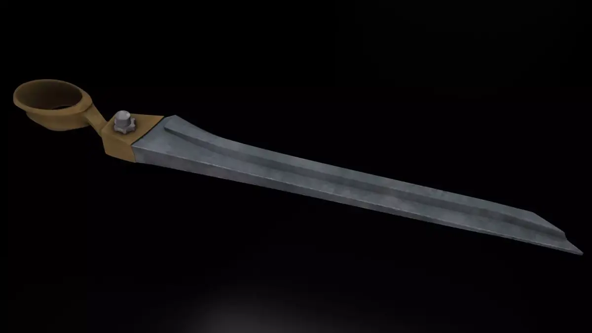 scissors blade Free 3D model