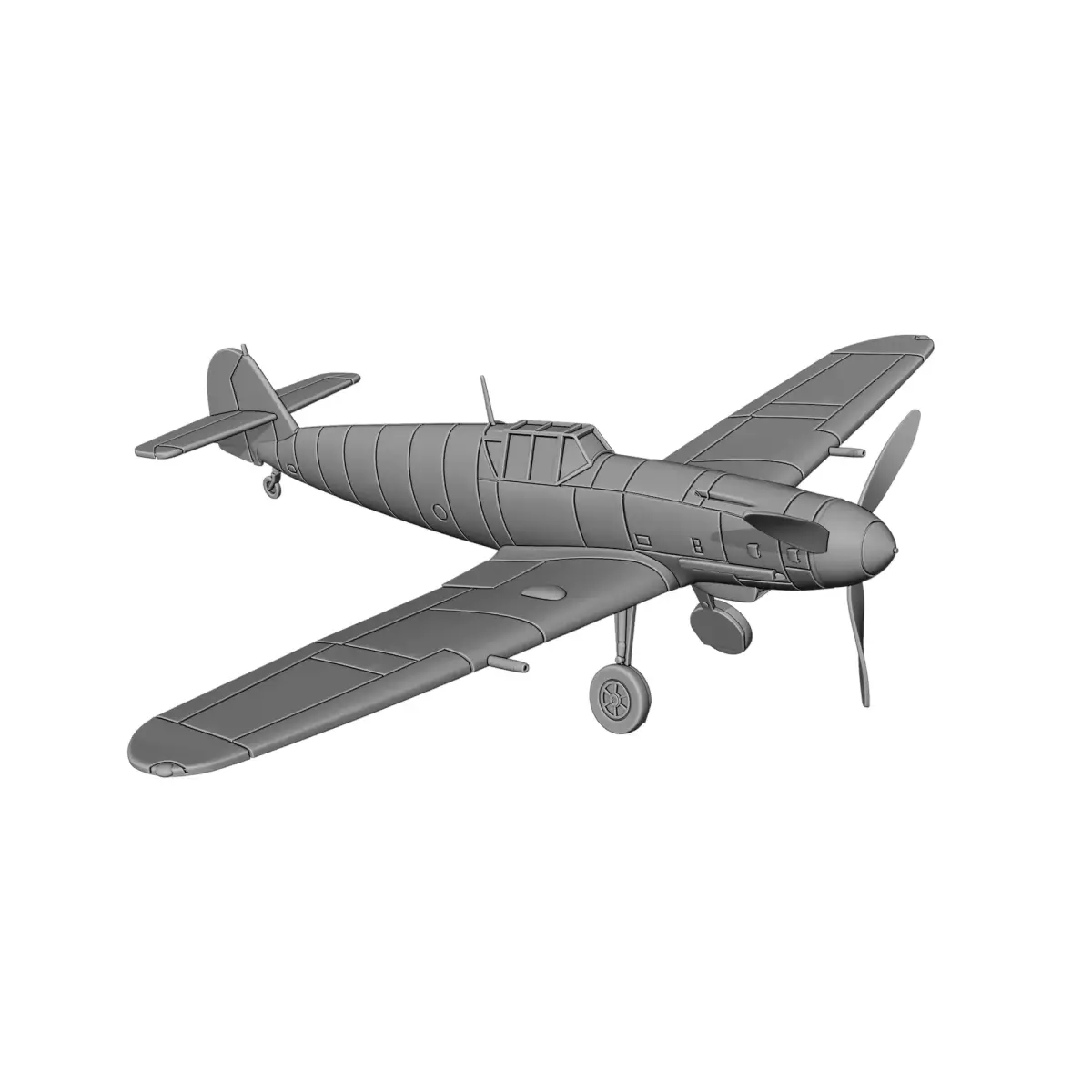 Messerschmitt Bf 109 3D print model