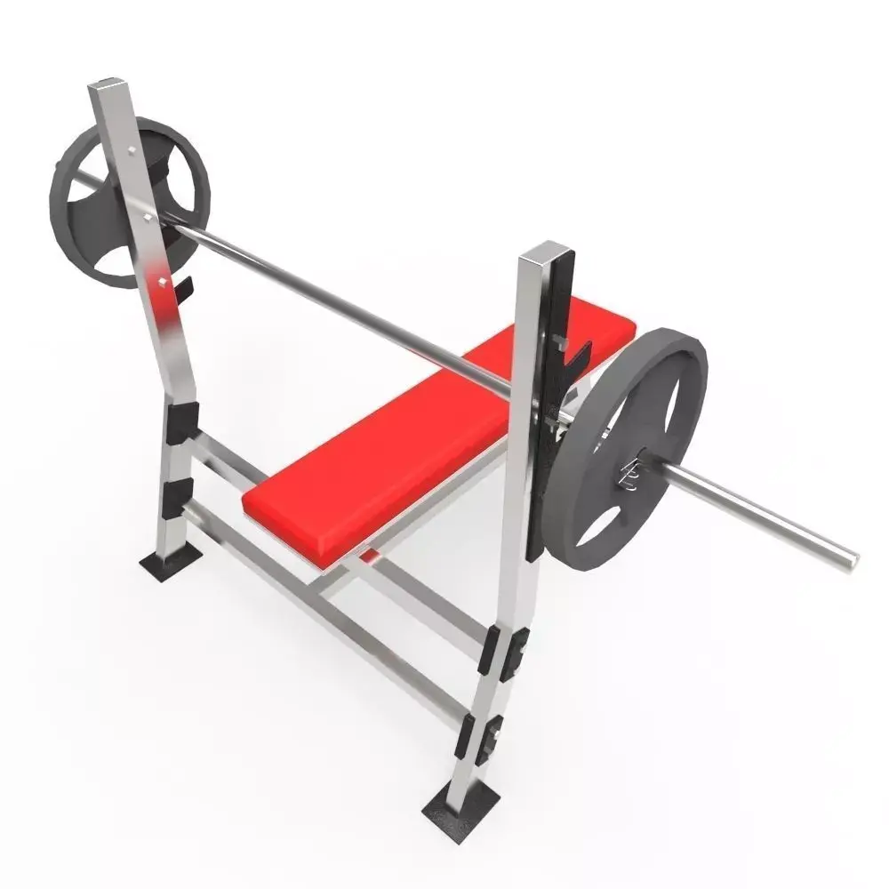 Weight Bench - Gym Low-poly 3D model